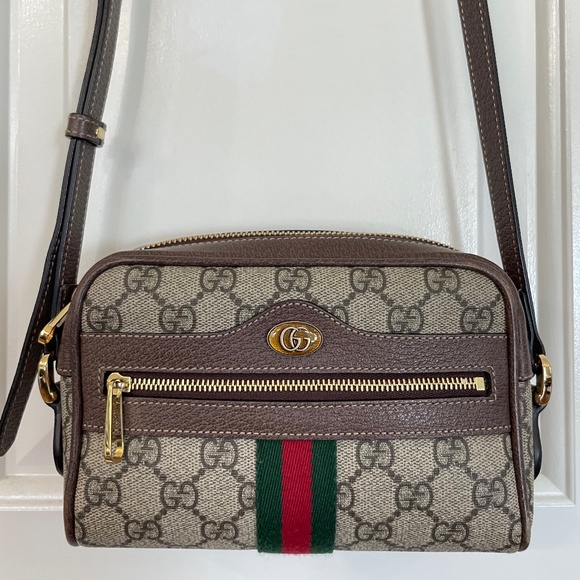 Gucci Ophidia GG Supreme Mini Bag - Picture 1 of 5